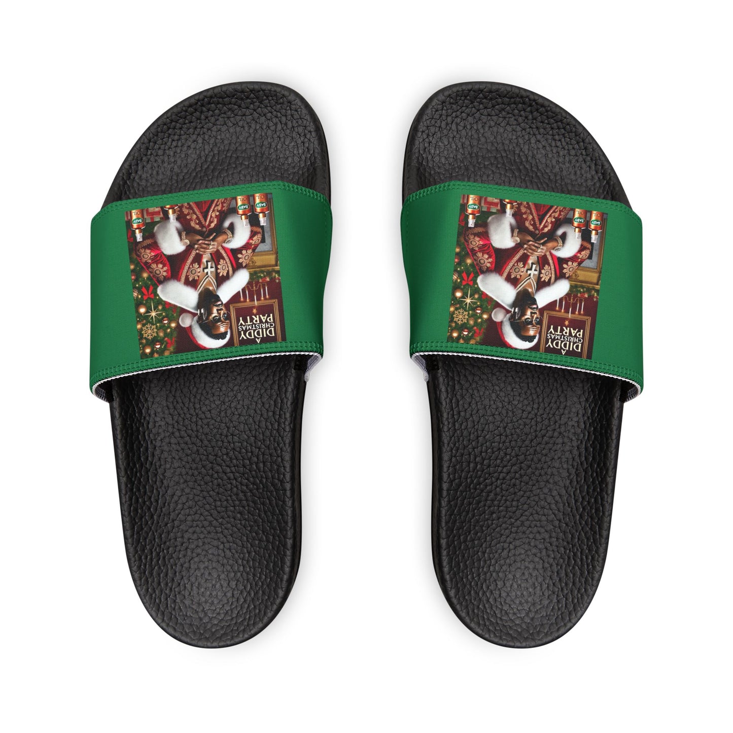 Diddy Christmas Party Men's Removable-Strap Sandals Printify