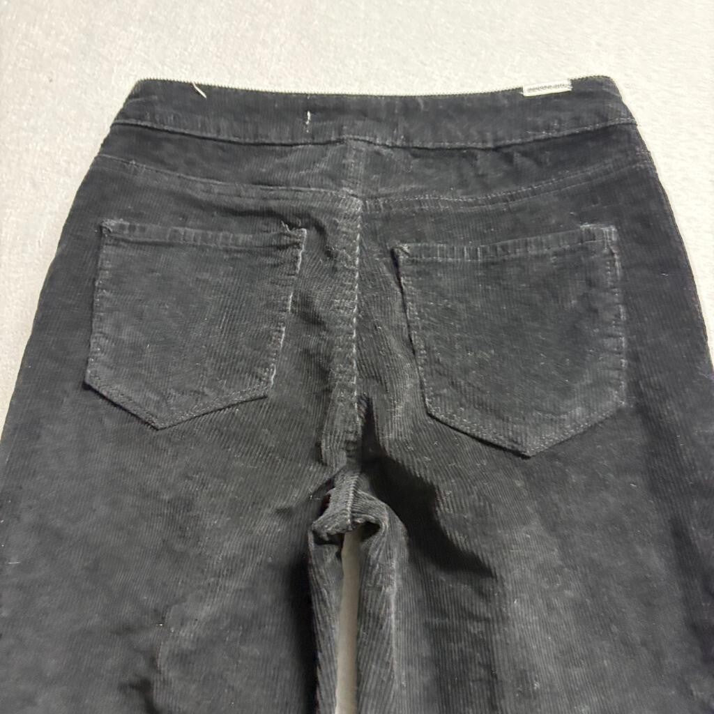 Madden Girl Corduroy Pants Womens 1 Black Stretch Skinny High Rise 26 Inseam