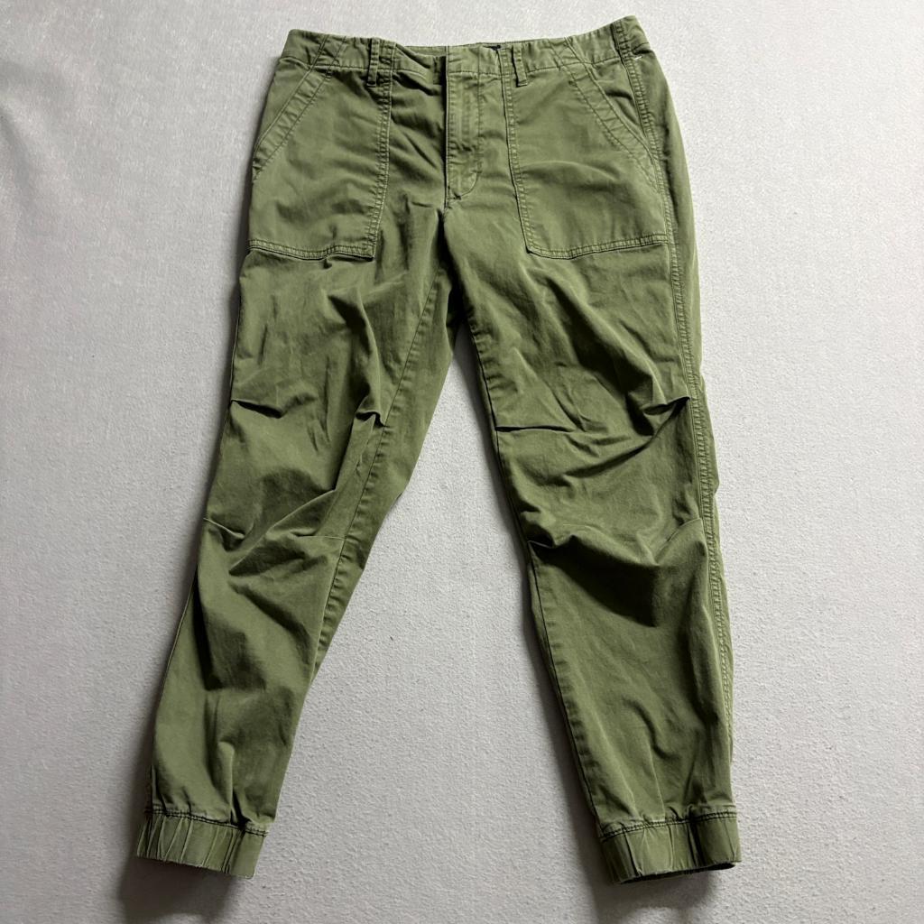 American Eagle Outfitters Womens Pants Size 6 Green Cotton Stretch Jogger