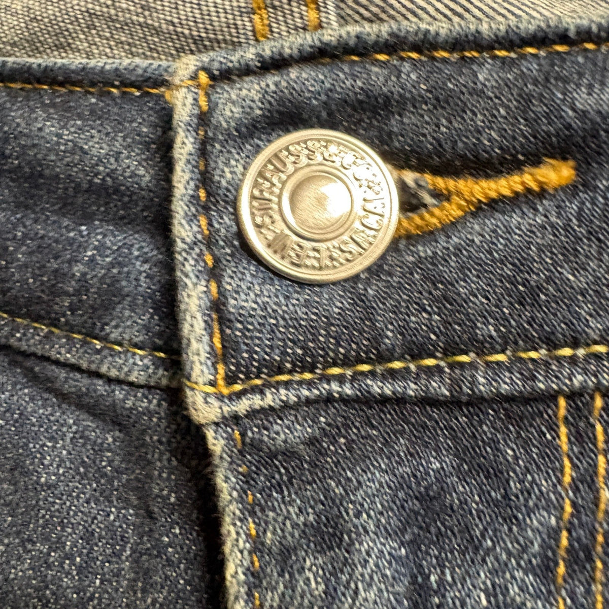 Levi's 721 High Rise Skinny Jeans Womens 29 Distressed Ripped Blue Denim Pants