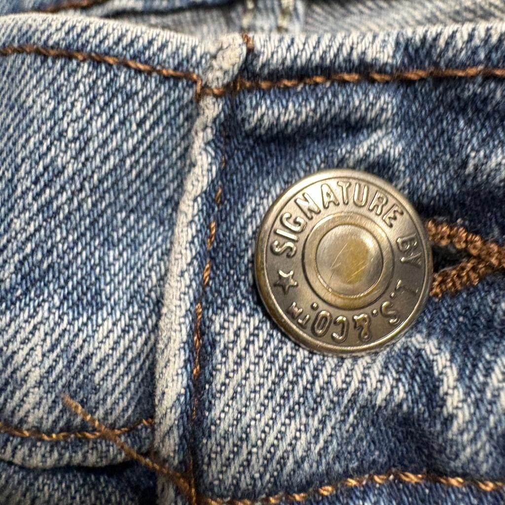 Signature by Levi Strauss Co Mens Slim Fit Jeans Size 31x30 Light Wash Denim