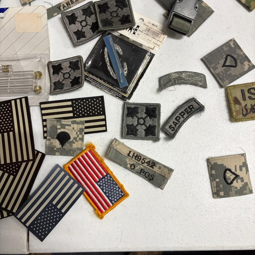 US Army Military Patch Insignia Lot 2nd Infantry Division ISAF Sapper Vanguard