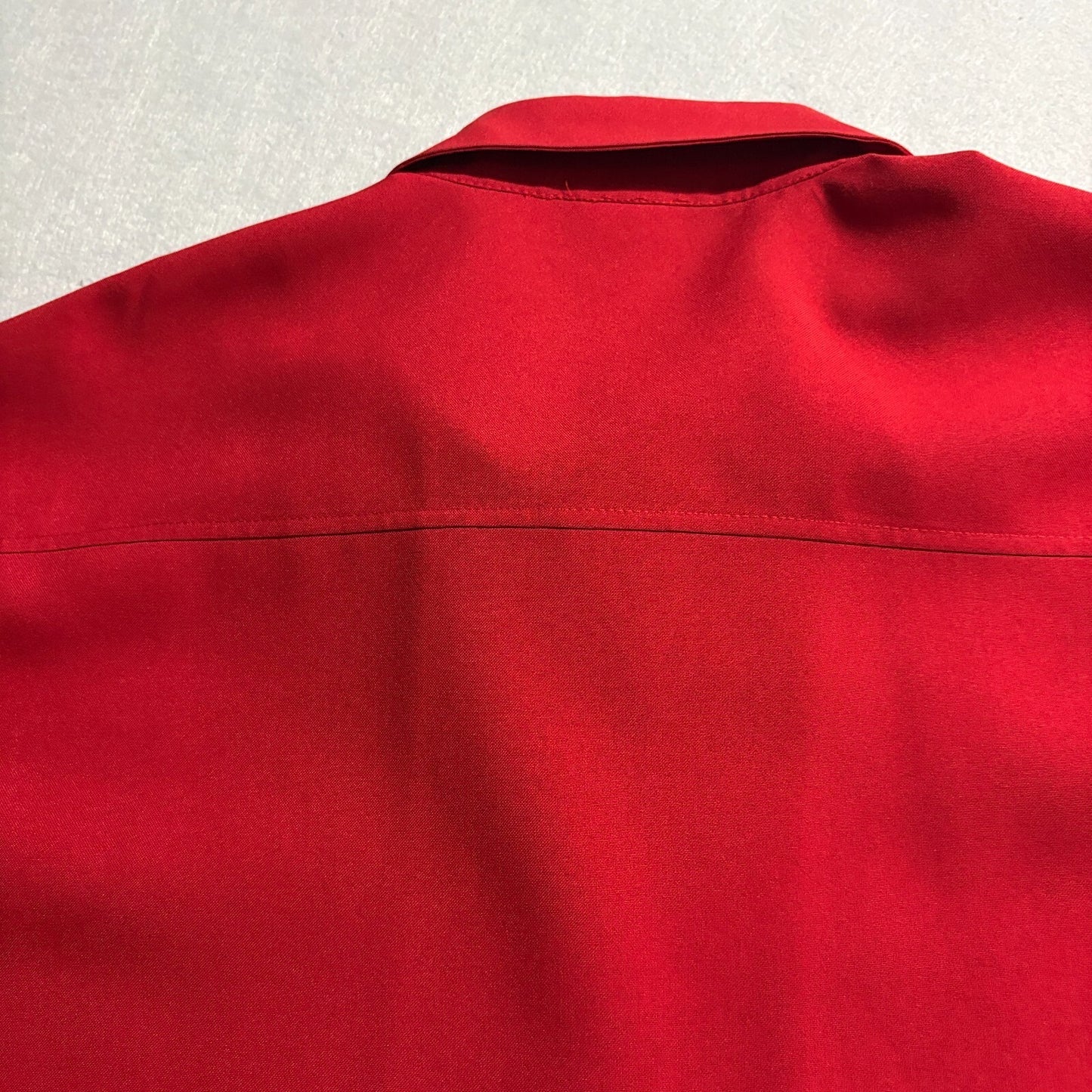 Cabo Wabo Cantina Button Up Shirt 2XL Fits Like 2XL Red USA Embroidered Casino