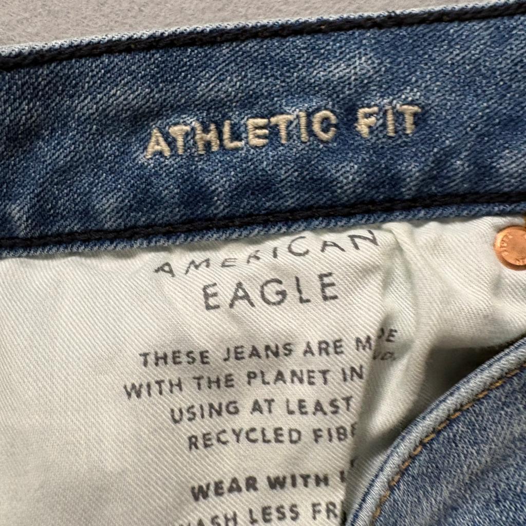 American Eagle Airflex Athletic Fit Jeans Mens 28x32 Blue Stretch Denim