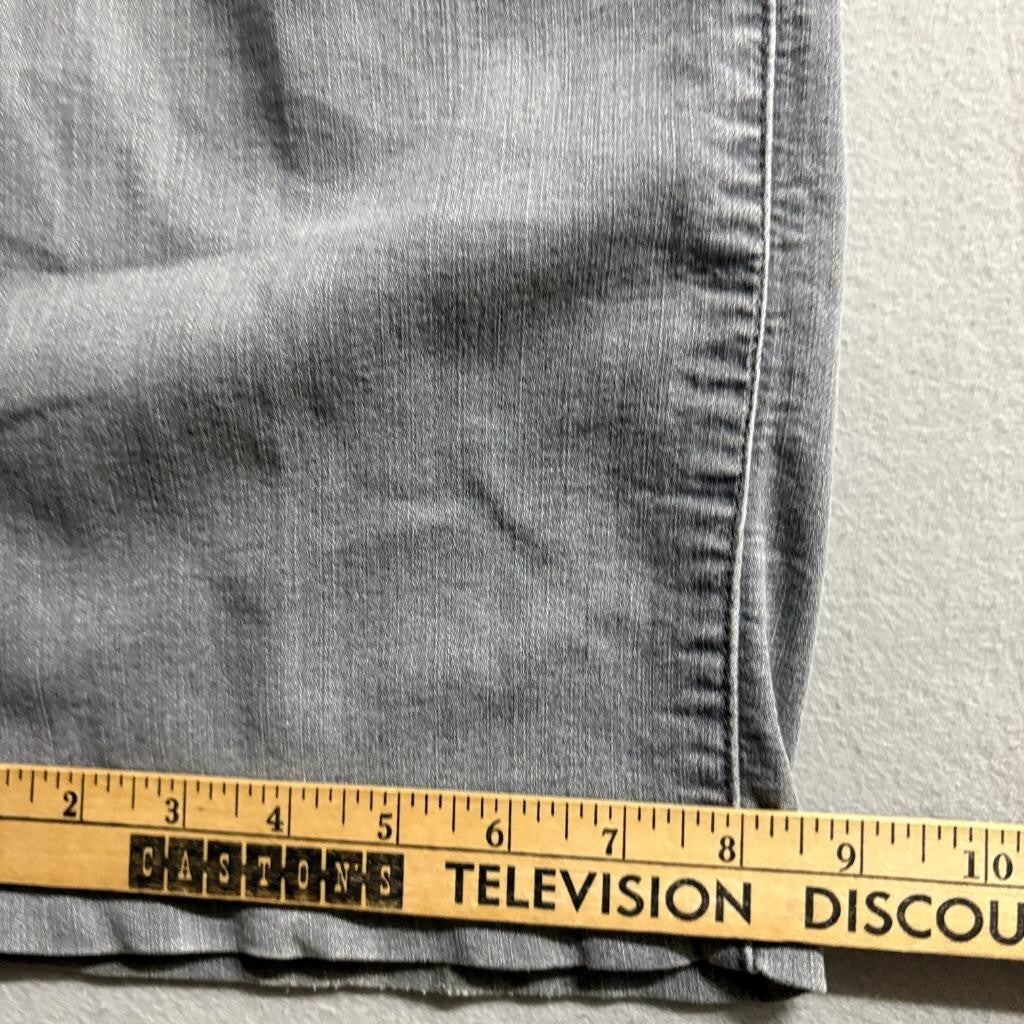 NYDJ Not Your Daughters Jeans Womens 14P Gray Lift Tuck Straight Leg Denim