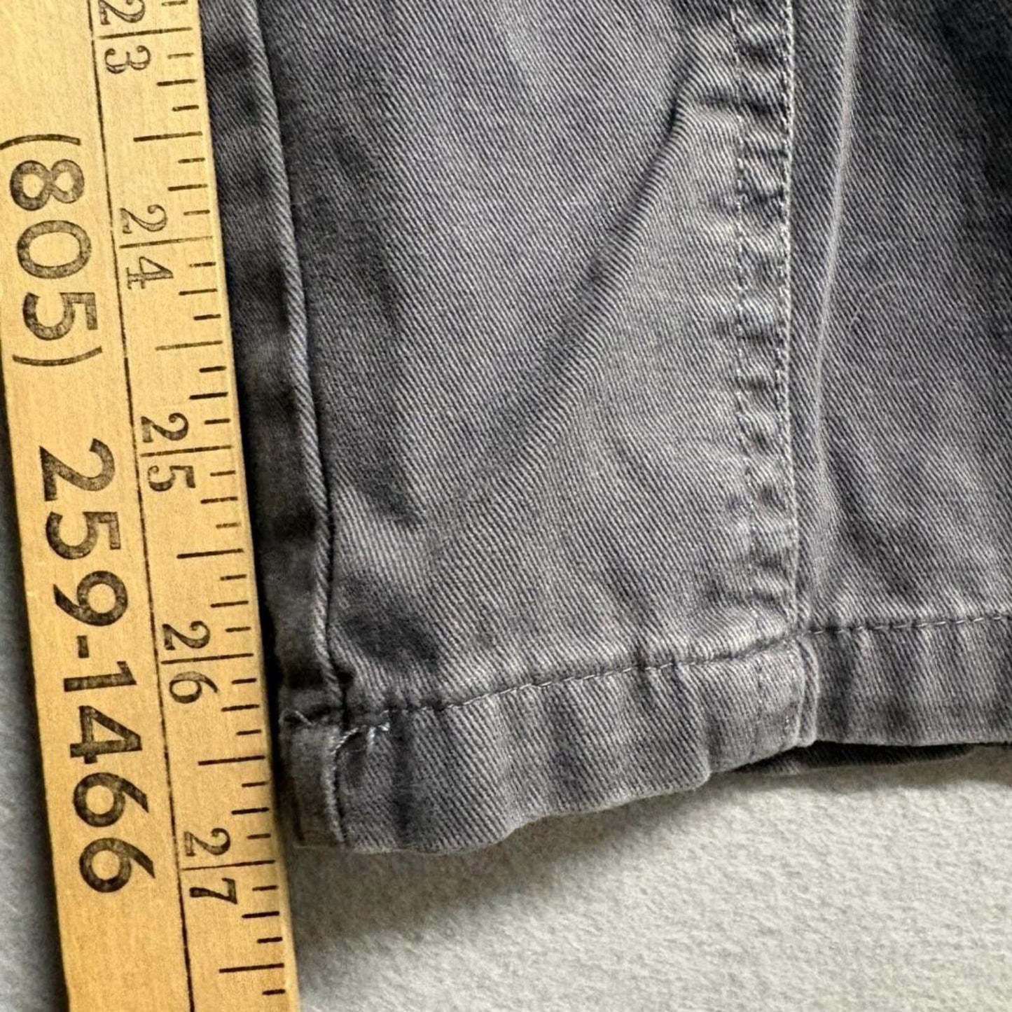 Angel Kiss Cargo Pants Womens 7/28 Gray Cotton Utility Multi Pocket Wide Leg