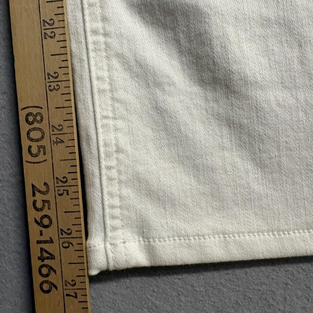 Onero Women White Wide Leg Jeans Size 25 High Rise Stretch Denim Cotton Blend