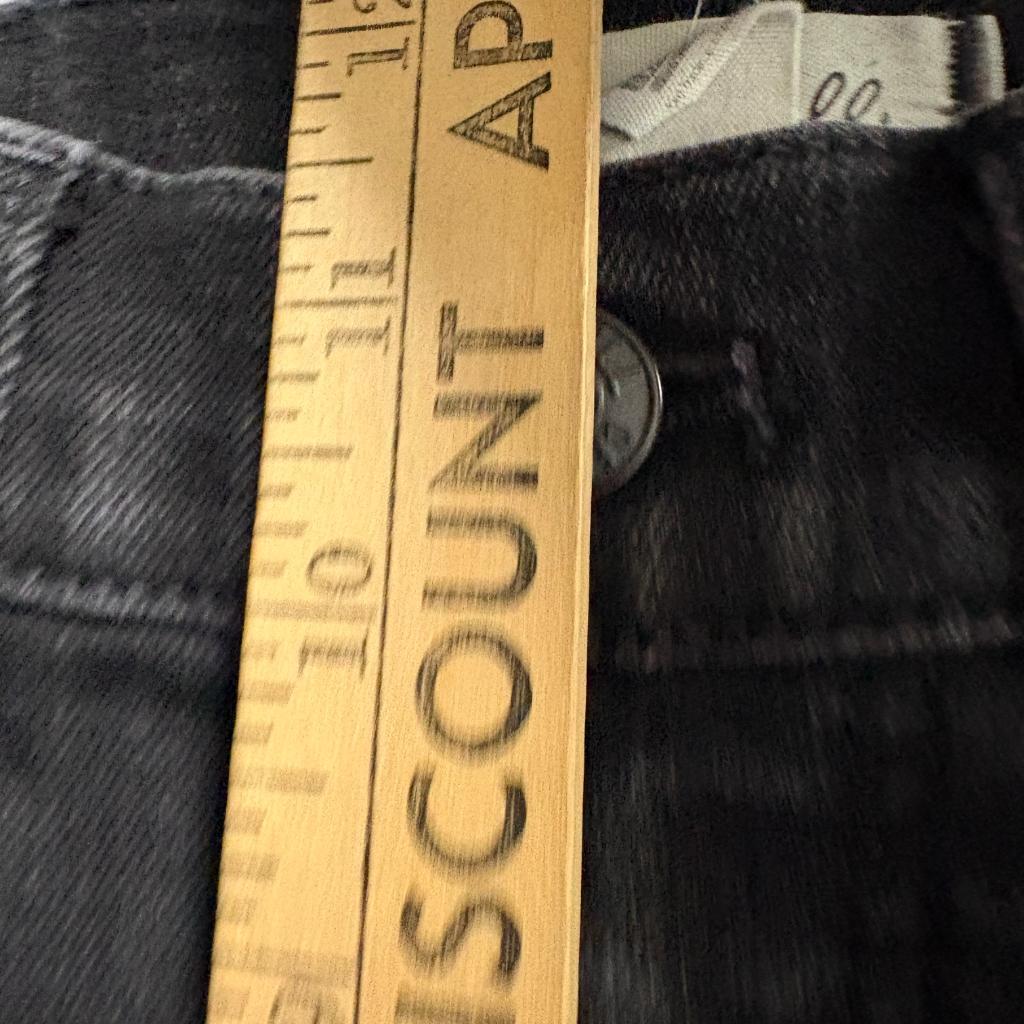 Madewell The Perfect Vintage Wide Leg Jeans Womens 27 Black High Rise Denim