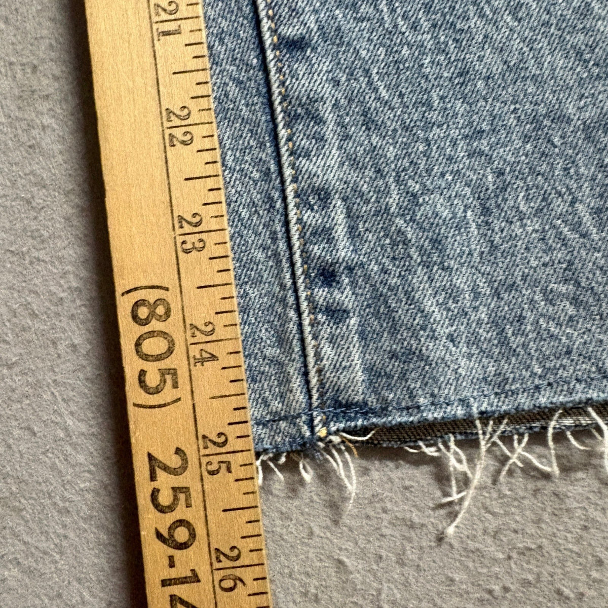 Terra & Sky Womens Wide Leg Ankle Jeans Sz 22W Blue Raw Hem High Rise Stretch - Photo 7