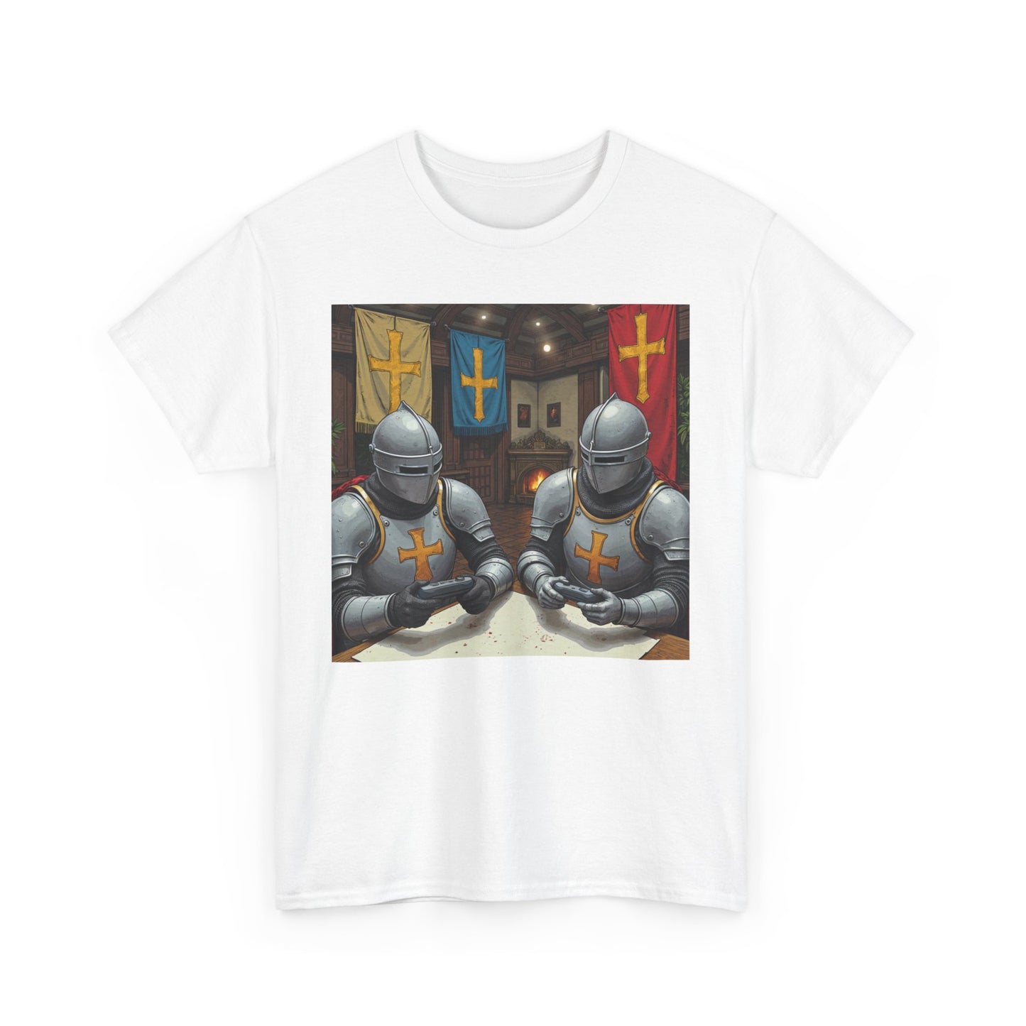 Knights Game Controllers Unisex Heavy Cotton Tee