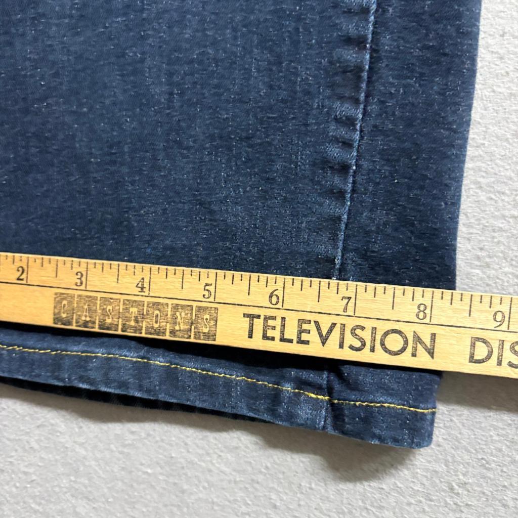 Lee Relaxed Fit Jeans Womens 16 Short Blue Denim Stretch Straight Leg Pants