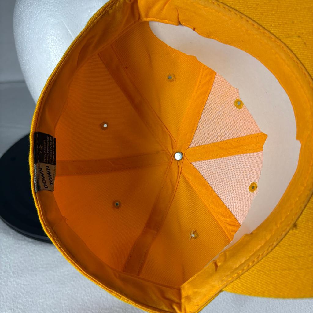 Los Angeles Lakers Yellow Fitted Hat 7 1/4 Down Town LA Purple Embroidered Cap