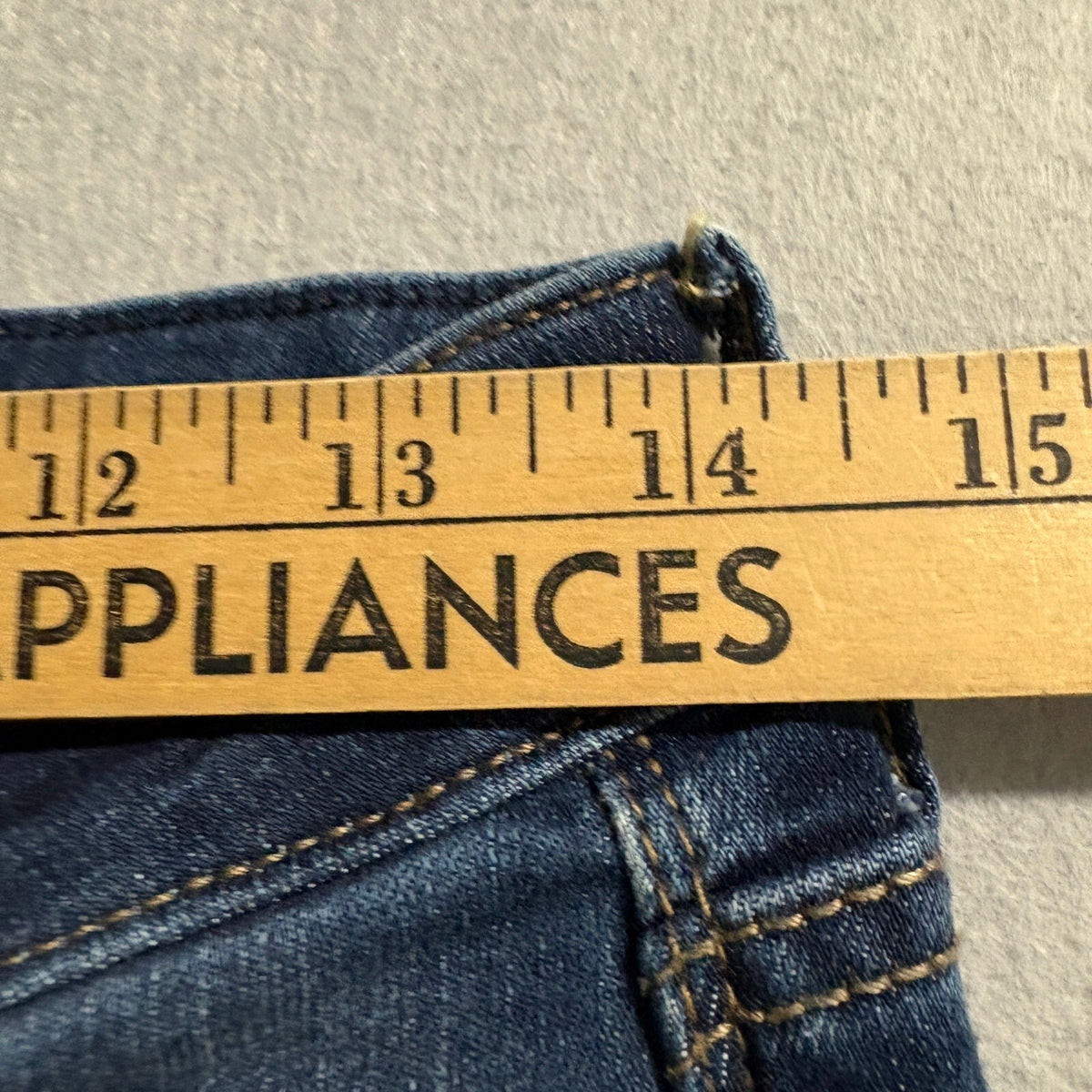 Arizona Jean Co Bootcut Jeans Womens Size 7 Mid Rise Blue Denim Stretch