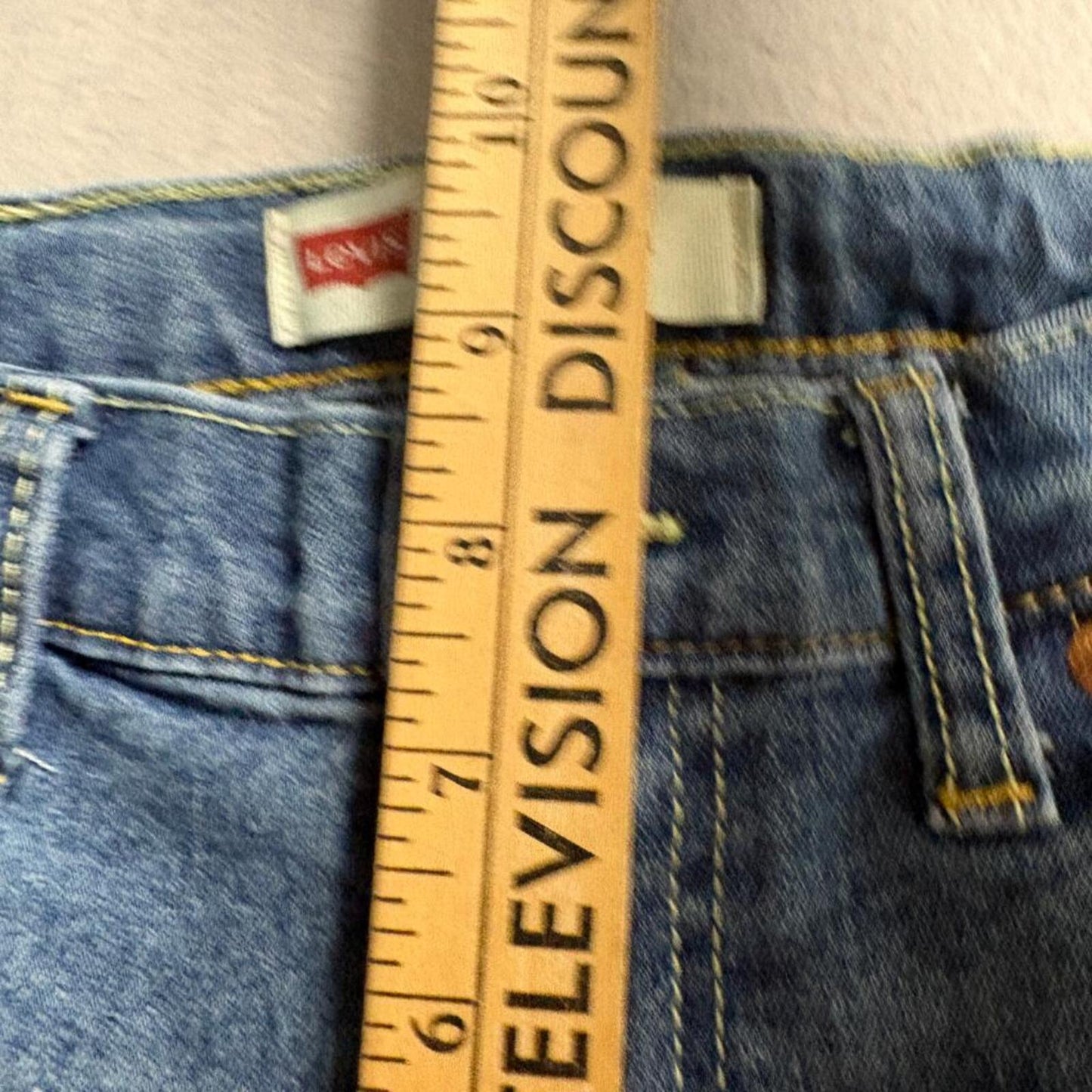 Levis 511 Slim Jeans Boys Size 16 Reg W28 L30 Blue Denim Stretch Pants