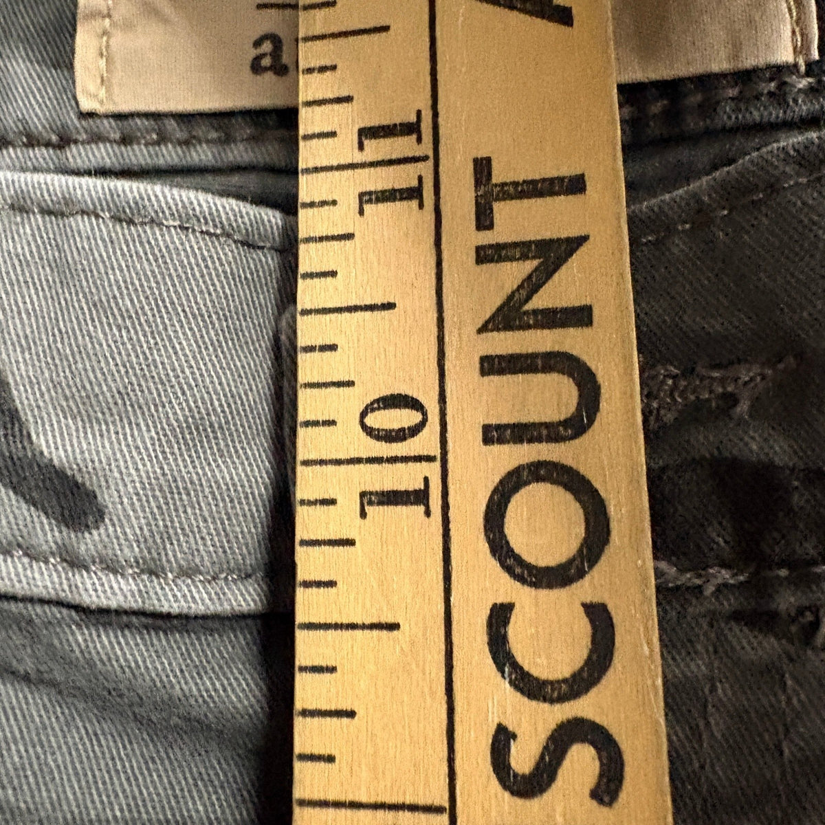 Wrangler Authentics Mens Cargo Pants 32x34 Gray Camo Stretch Twill ZM6SYGL