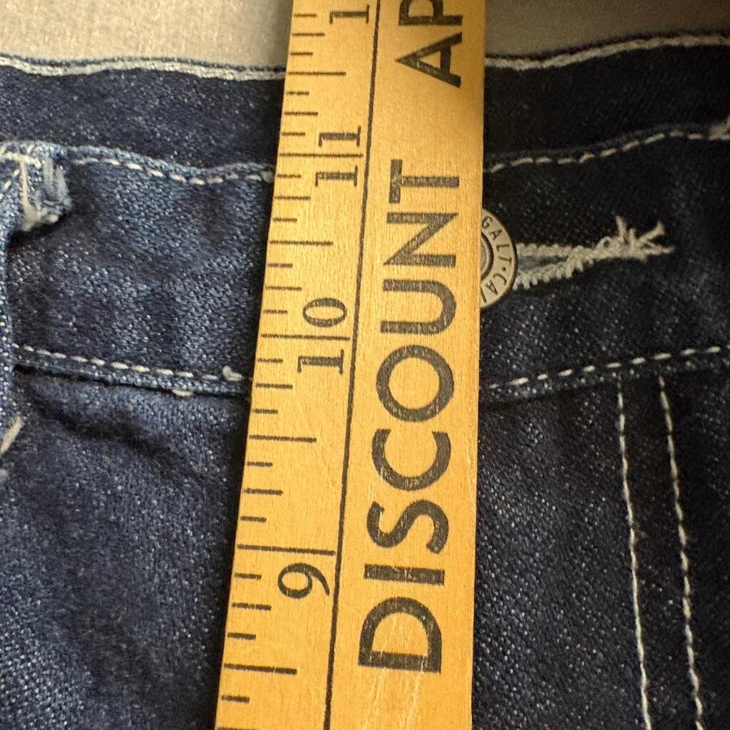 John Galt Brandy Melville Double Knee Carpenter Jeans Womens Small Blue Denim