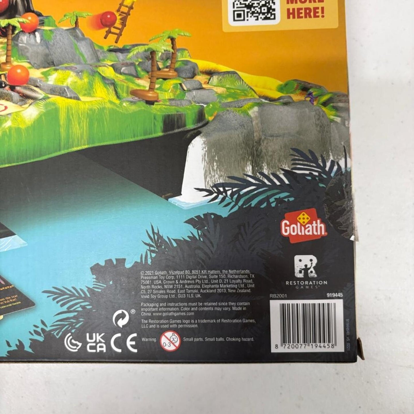 Fireball Island Race to Adventure Board Game Goliath Restoration Games Complete