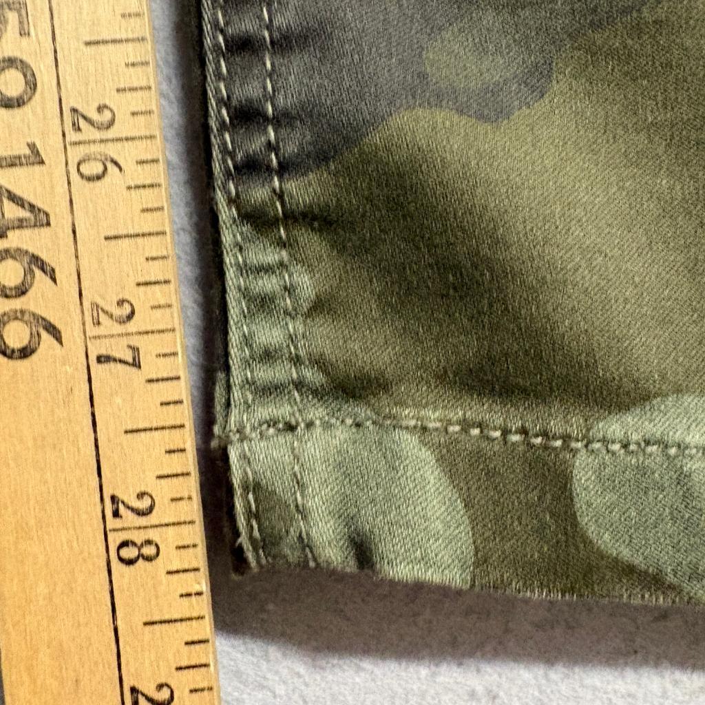 Tinseltown Camo Moto Pants Womens Size 11 Green Camouflage Skinny Ribbed Jeans