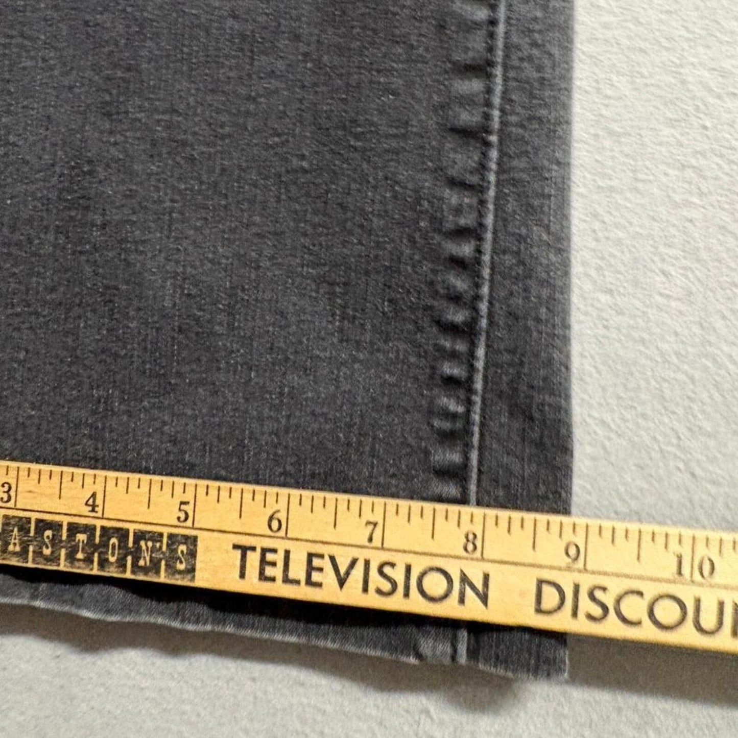 Ann Taylor Curvy Fit Slim Bootcut Jeans Womens 6 Gray Denim Stretch Mid Rise