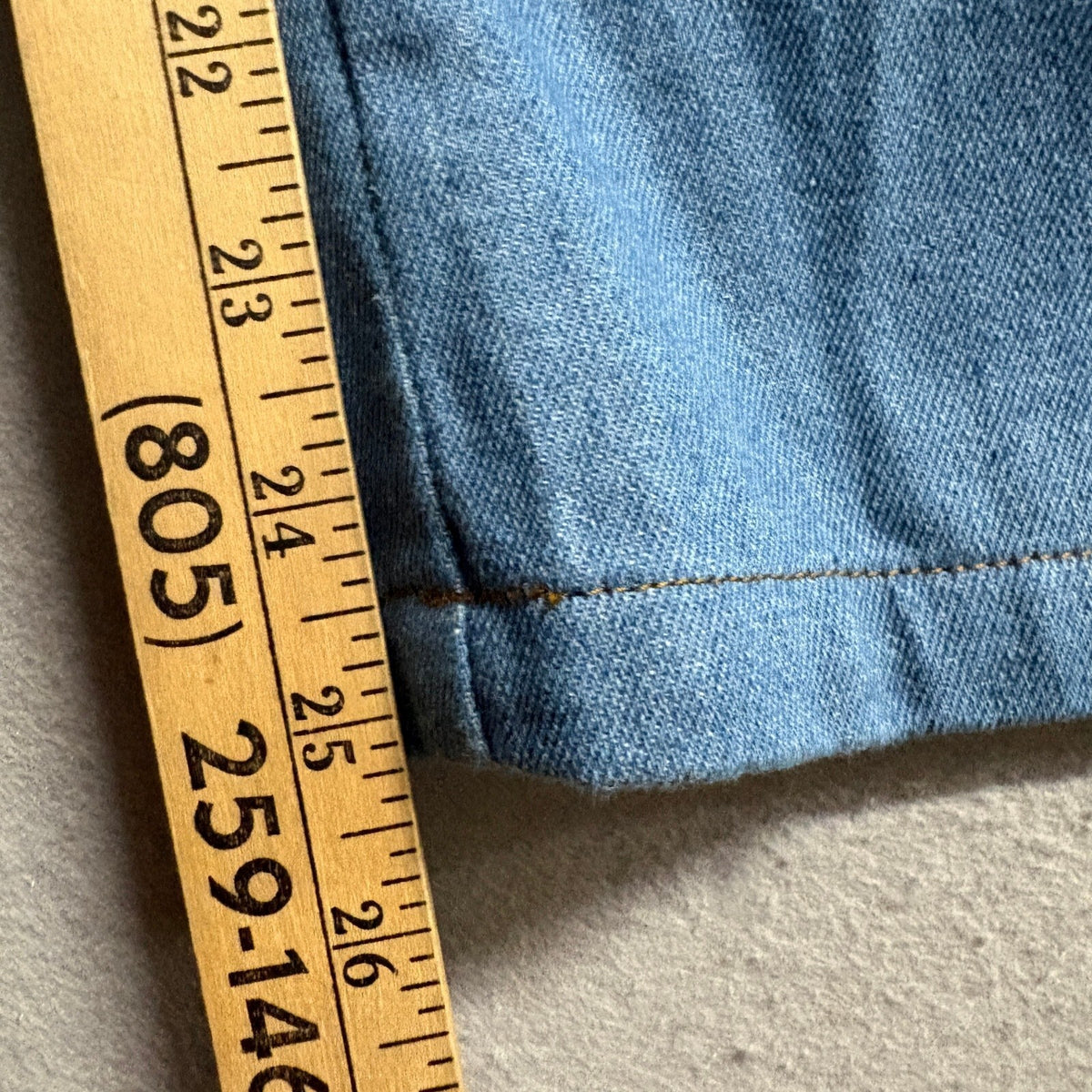 Shein Hello Kitty Wide Leg Jeans Womens Small Two Tone Blue Denim Colorblock