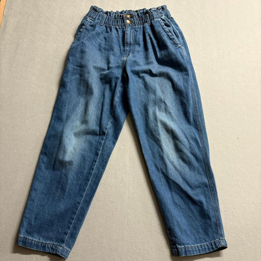 Universal Thread Paperbag Jeans Womens Size 10 Blue Denim High Rise Mom Tapered
