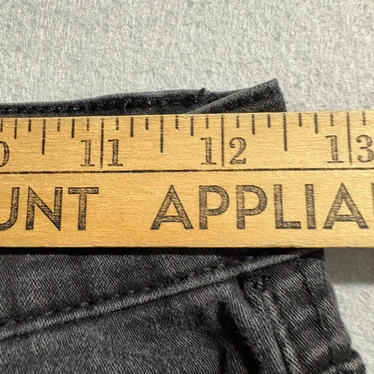Curve Appeal Womens High Rise Essential Skinny Jeans Size 2/26 Black Denim