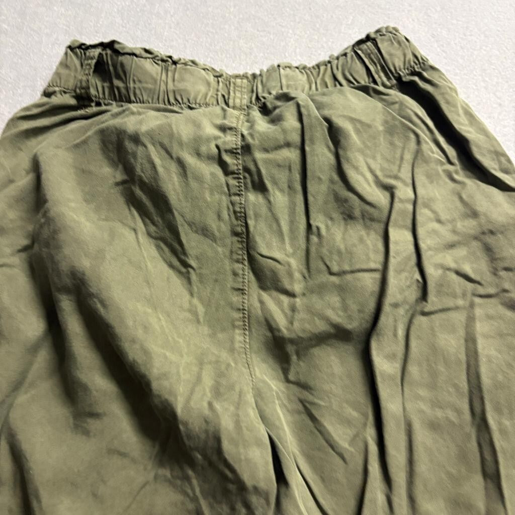 Sanctuary Womens Pants Size S Green Lyocell Elastic Waist Wide Leg Casual