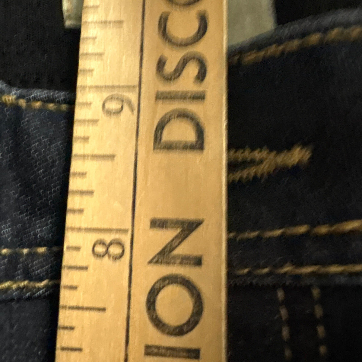 Democracy Ab Technology Womens Dark Wash Straight Leg Jeans Size 6 B1248BBTX