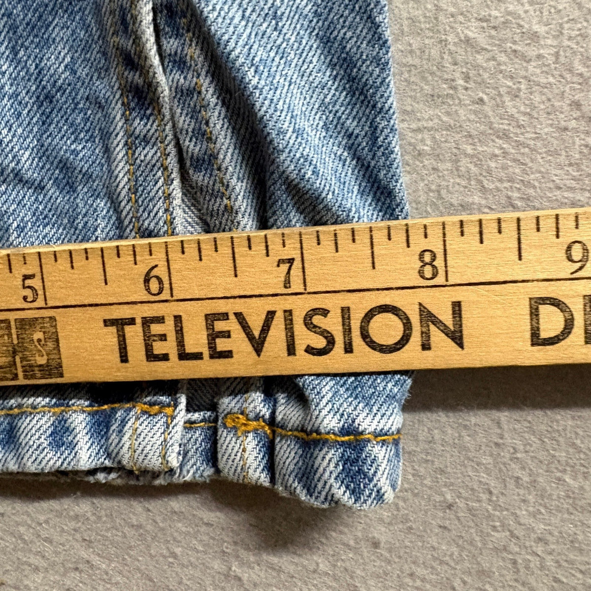 River Island Cropped Kickflare Jeans Womens US 2 UK 6R Distressed Blue Denim
