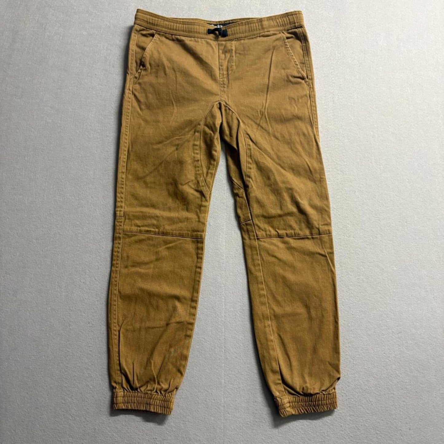 Brooklyn Cloth Jogger Pants Mens Large Brown Cotton Blend Elastic Waist Stretch