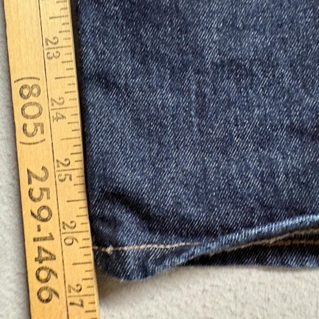 Uniqlo Jeans Womens 29 Dark Wash Blue Denim Straight Leg Stretch Pants