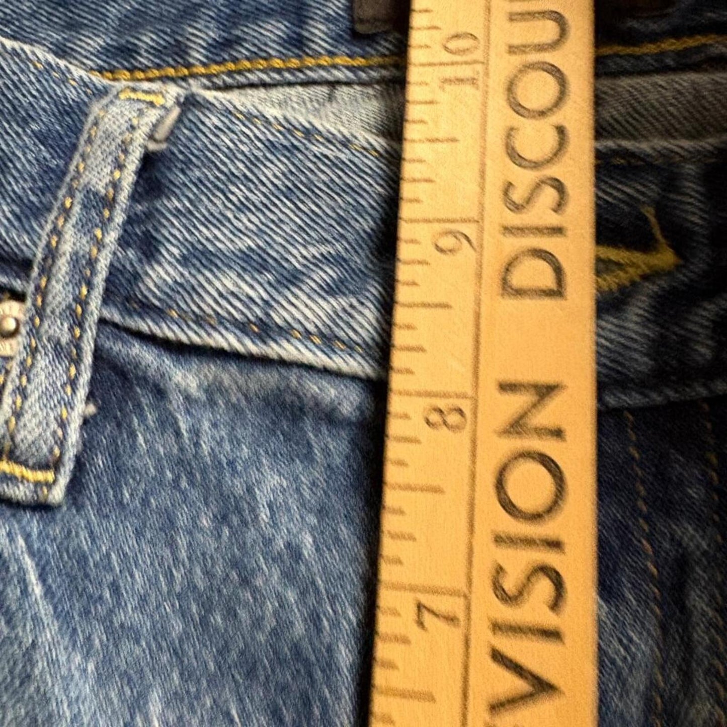 Free Assembly Modern Straight Jeans Womens 29x30 Medium Wash Stretch Denim