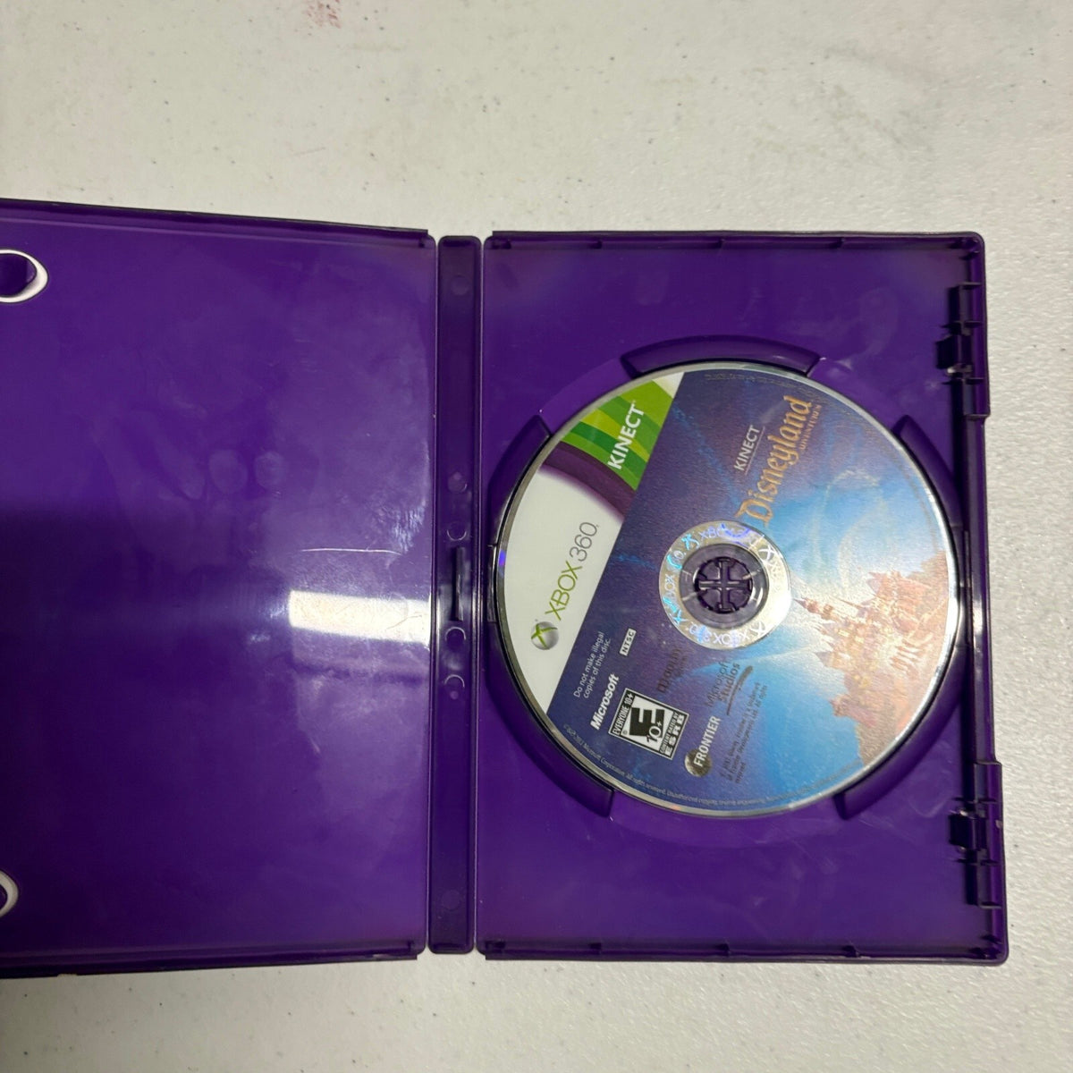 Kinect Disneyland Adventures Xbox 360 Video Game Disc Case Tested
