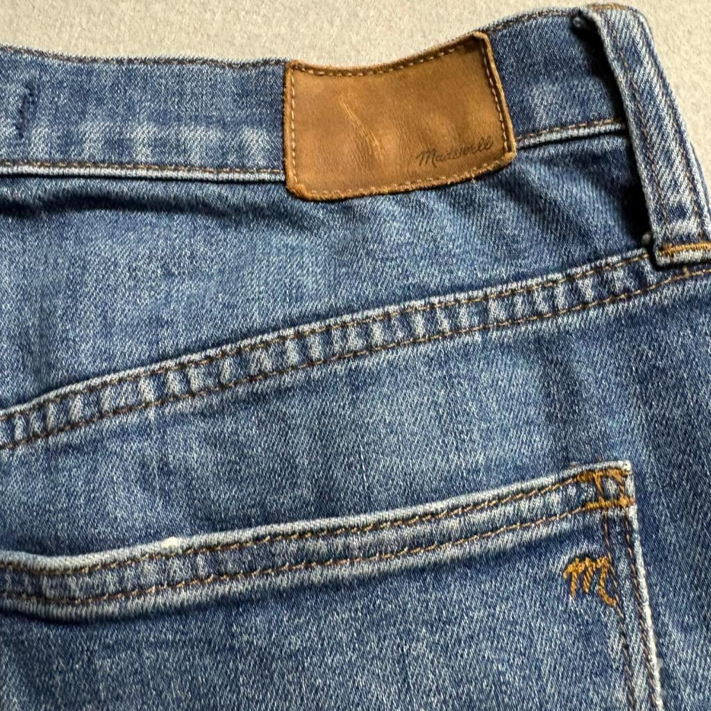 Madewell The High Rise Slim Boyjean Jeans Womens 27 Blue Denim Stretch