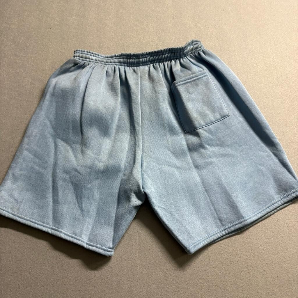 Vintage Jump to Air Basketball Polo Shirt Shorts Set Mens XL White Blue USA Made
