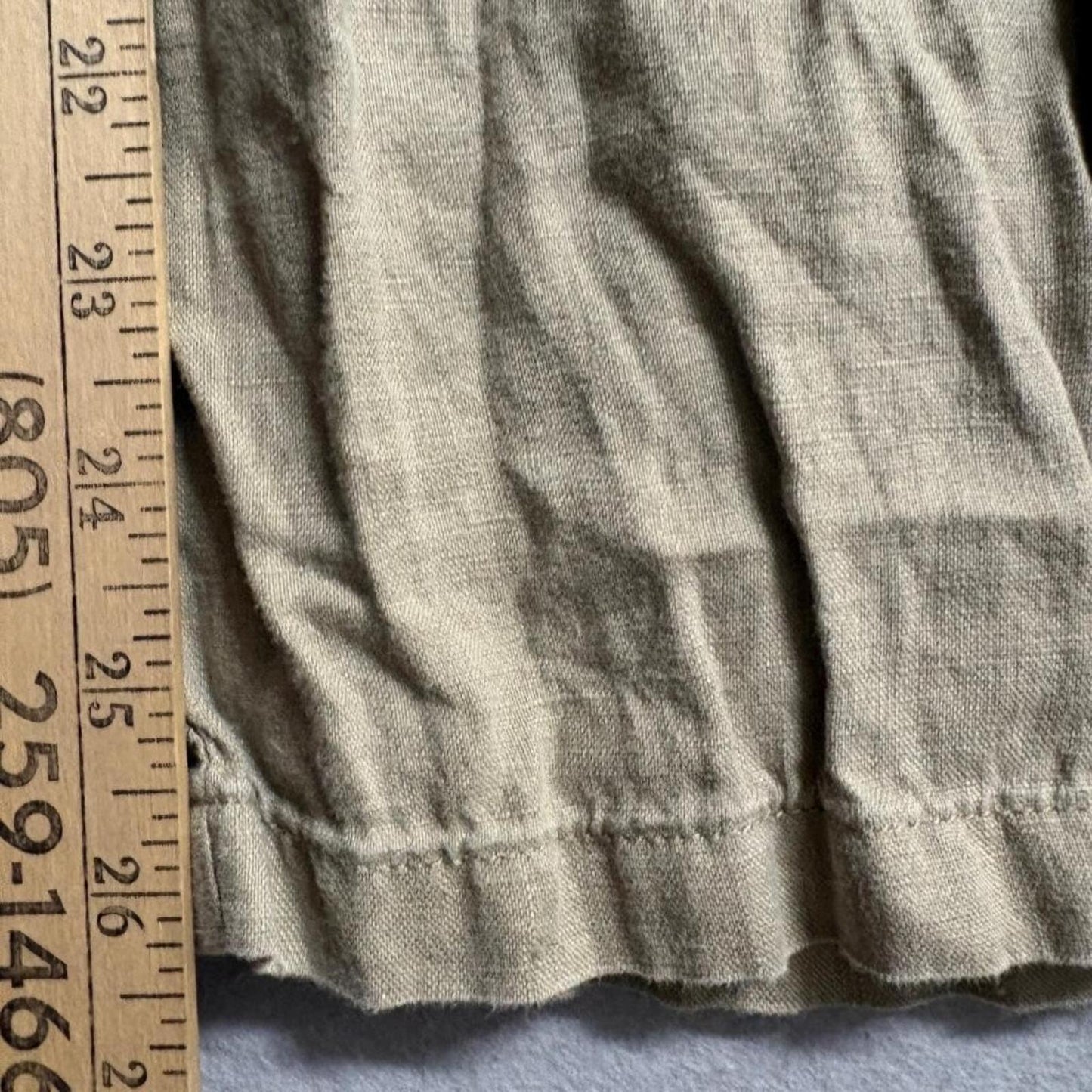 Zara Linen Pants Womens Small Olive Green Wide Leg Pleated High Rise Casual