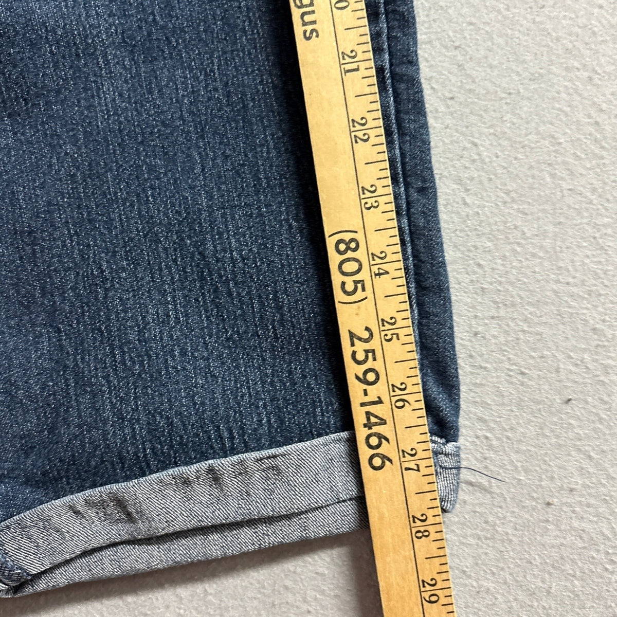 Gloria Vanderbilt Amanda Capri Jeans Womens Size 10 Dark Wash Cuffed Denim Crop