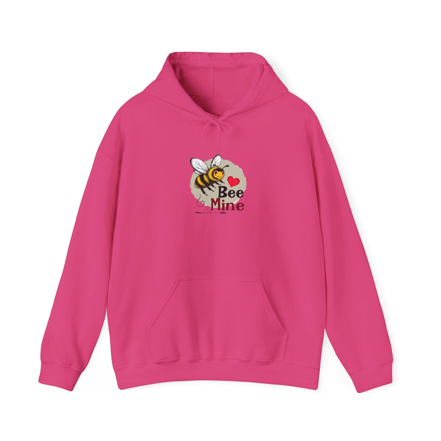 Bee Mine Valentine Day Unisex Heavy Blend™ Hooded Sweatshirt