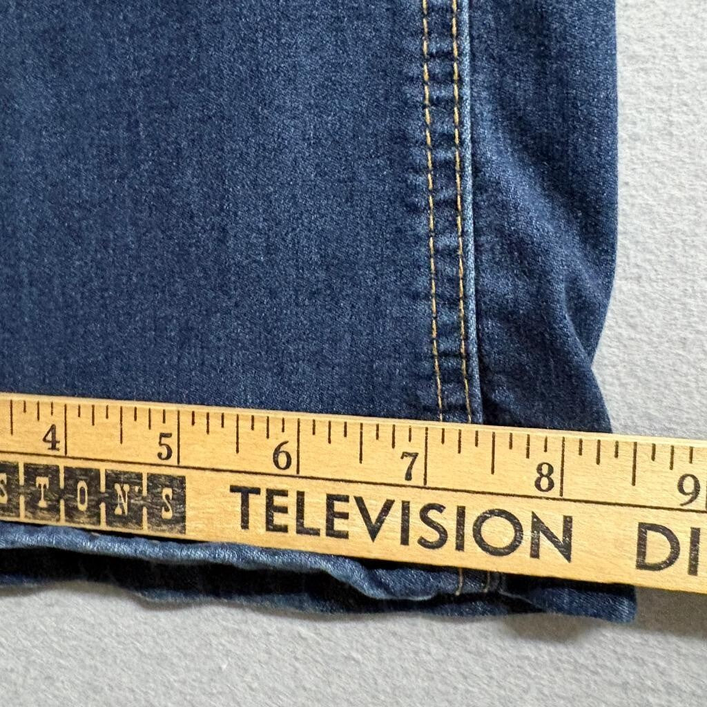 Democracy Absolution Bootcut Jeans Womens 12P Blue Stretch Denim Petite