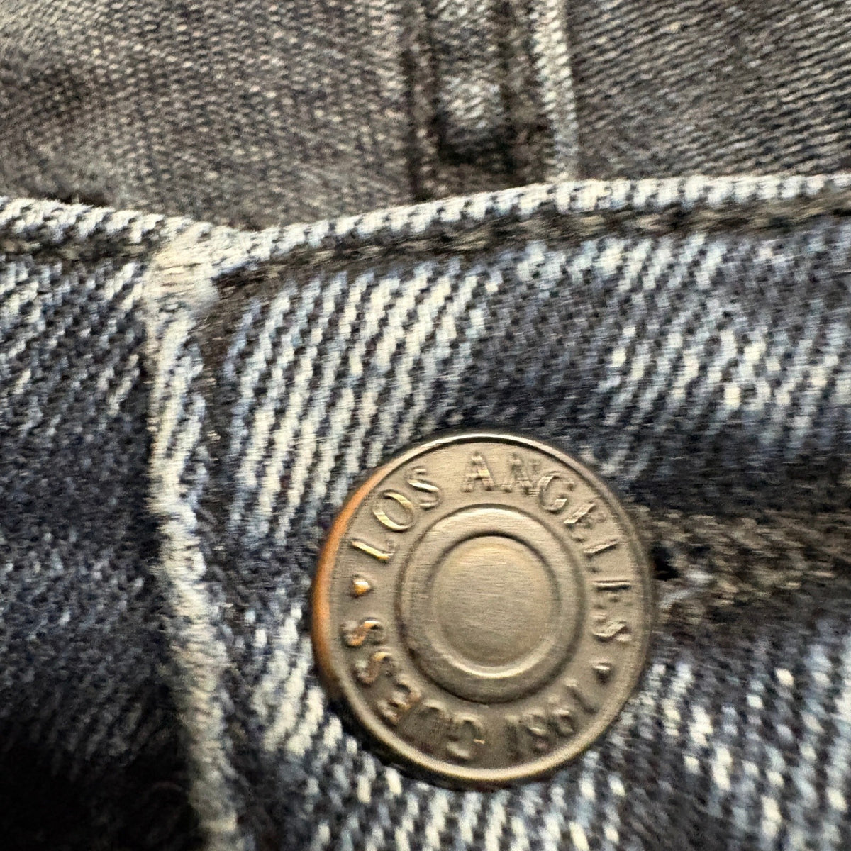 GUESS Los Angeles Slim Tapered Jeans Mens Size 32x30 Dark Wash Denim Stretch - Photo 3