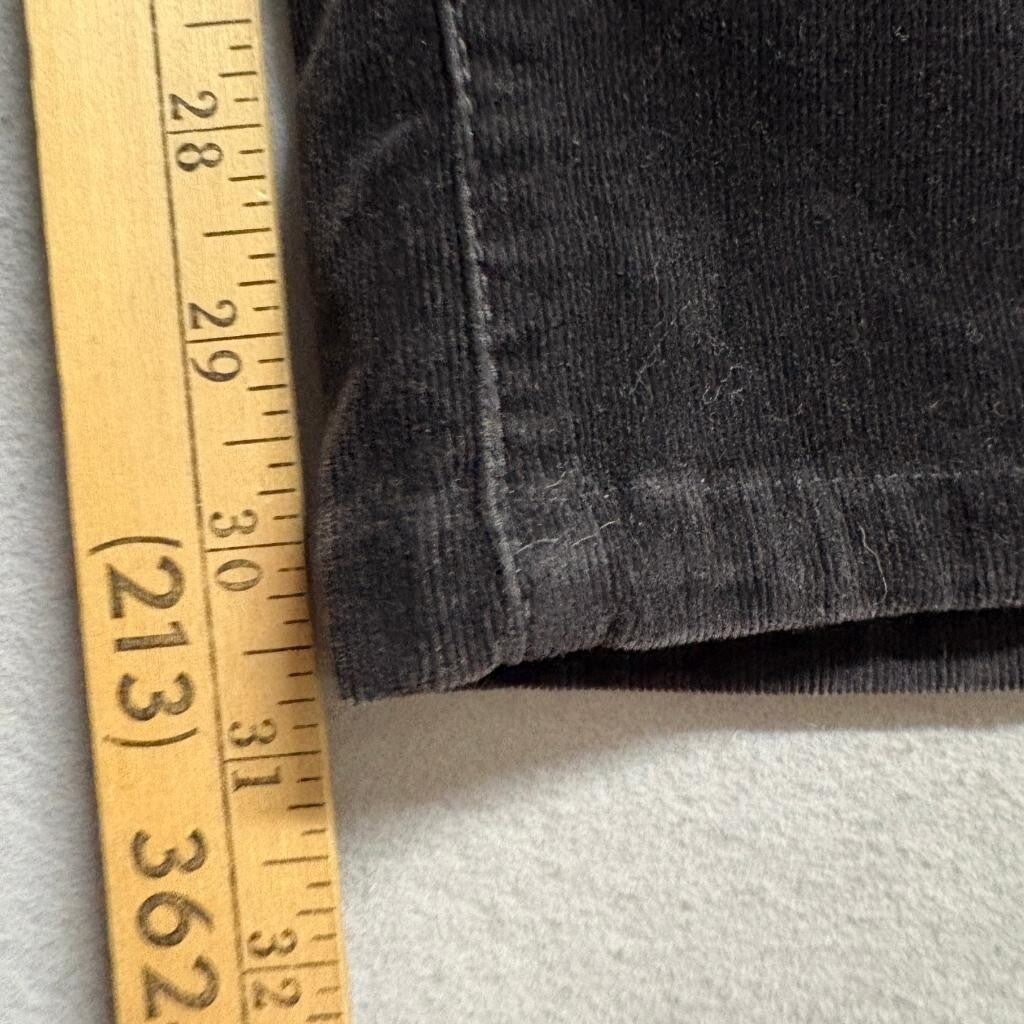 Jag Jeans Corduroy Pants Womens Size 8 Black Stretch Bootcut Mid Rise Comfort