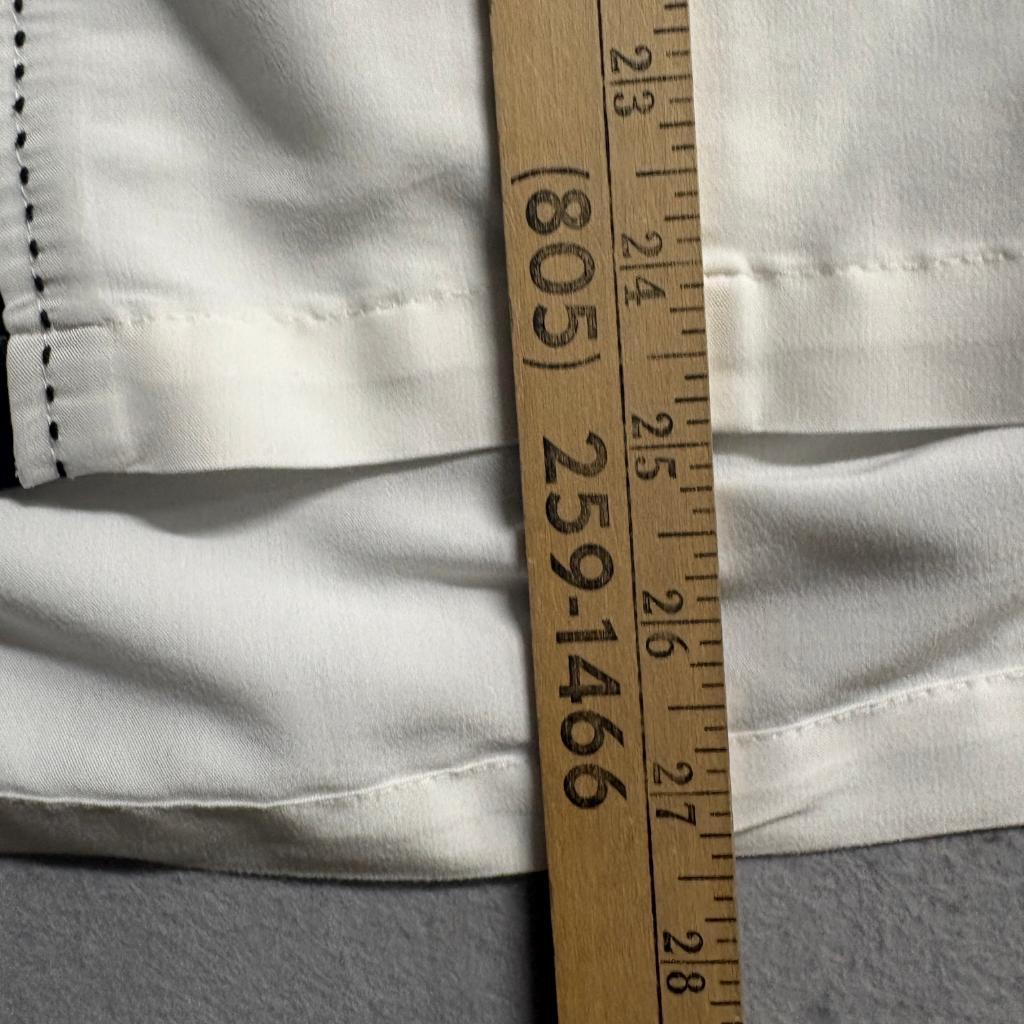 Havanera Guayabera Shirt Mens Medium White Rayon Blend Short Sleeve Cuban Camp