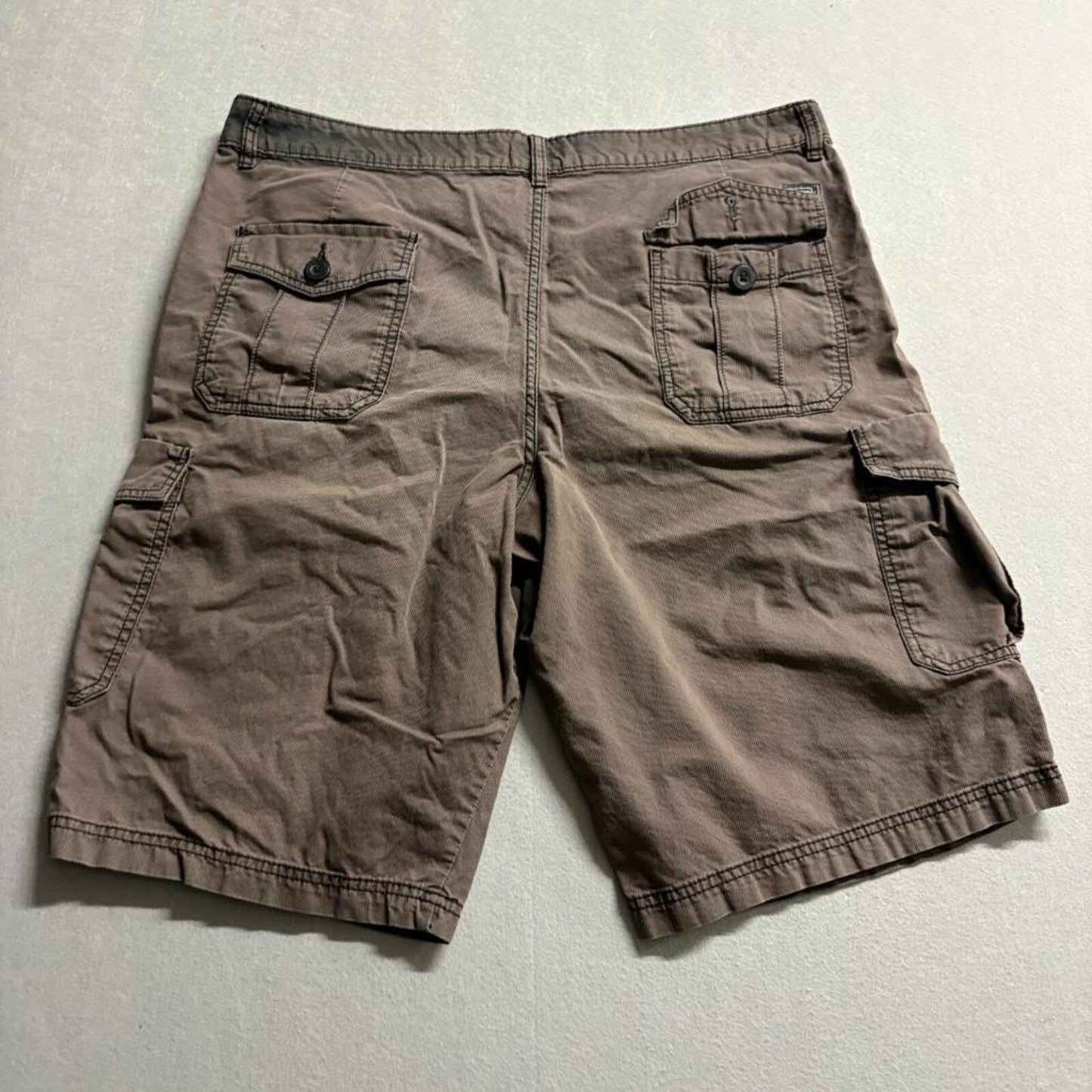 Vans Corduroy Cargo Shorts Mens 38 Brown Skateboarding Casual Pockets