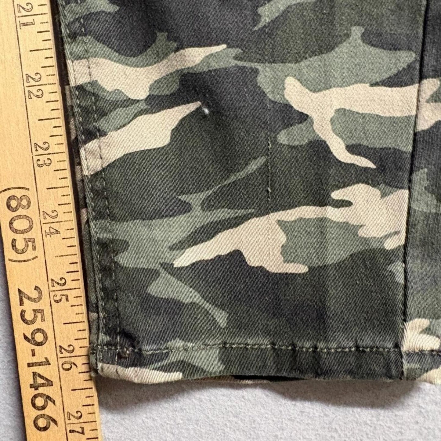 Kensie Jeans Womens 10/30 Camouflage Skinny Stretch Camo Pants Green