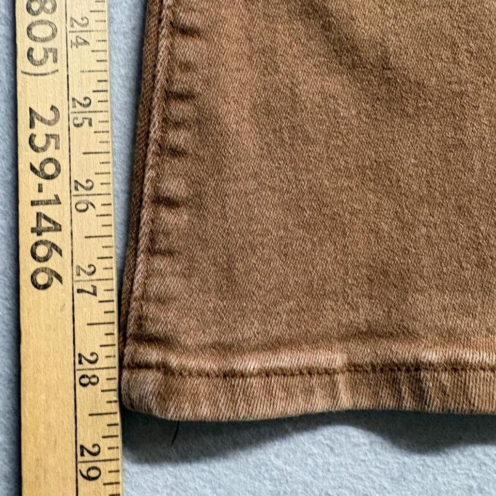 Shein Womens Flare Jeans Size M 6 Brown Denim Stretch High Rise Bell Bottoms