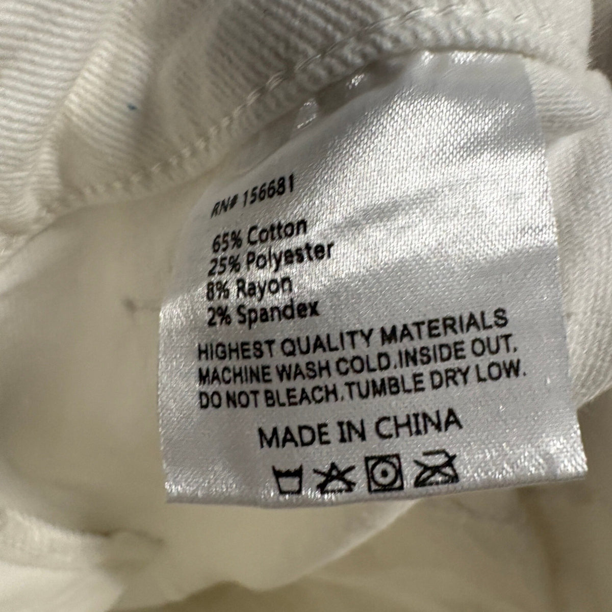 AGS Premium Denim Jeans Womens Size 5 White Wide Leg Raw Hem Stretch New