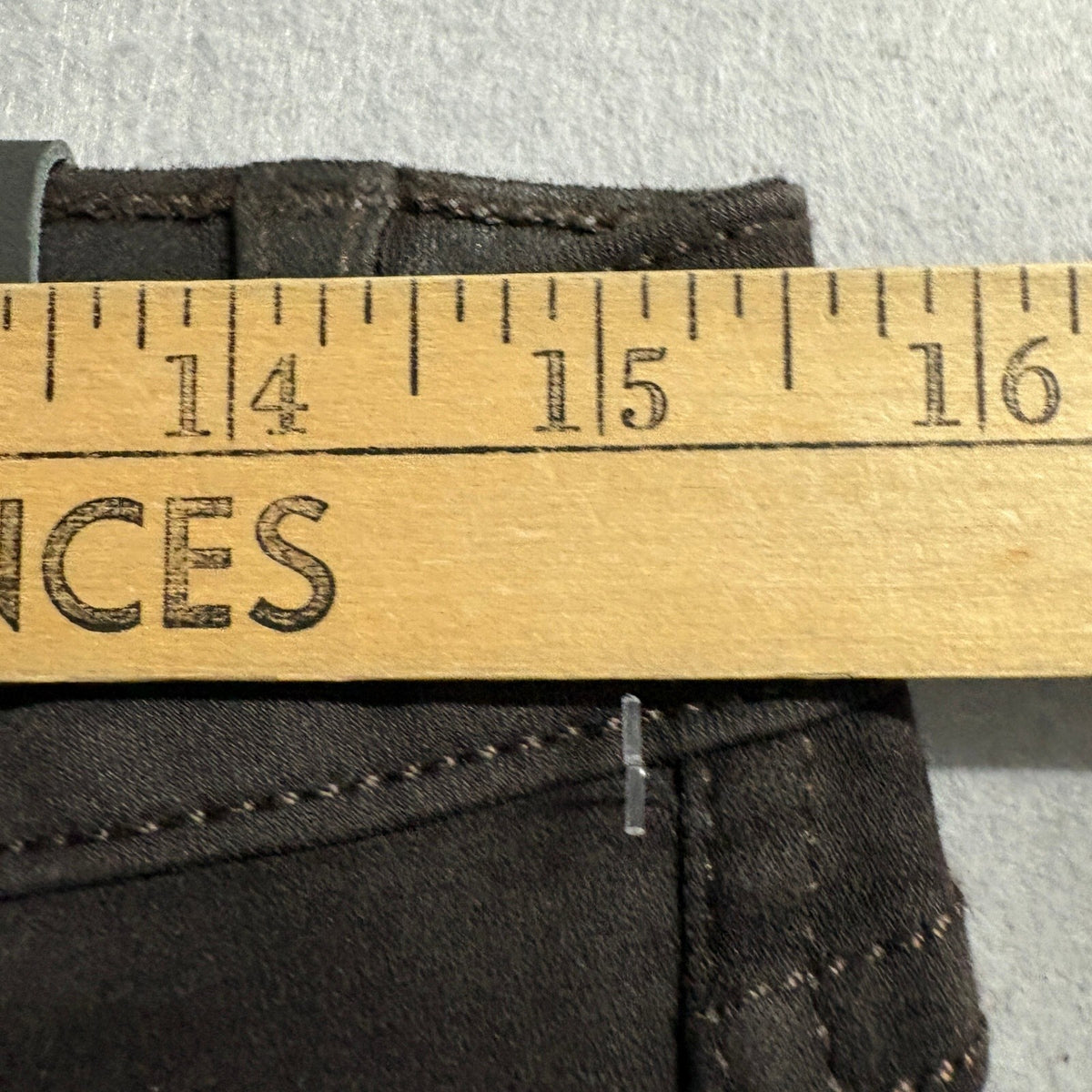 Bleulab Detour Reversible Ballet Legging Jeans Size 32 Dark Brown Coated USA