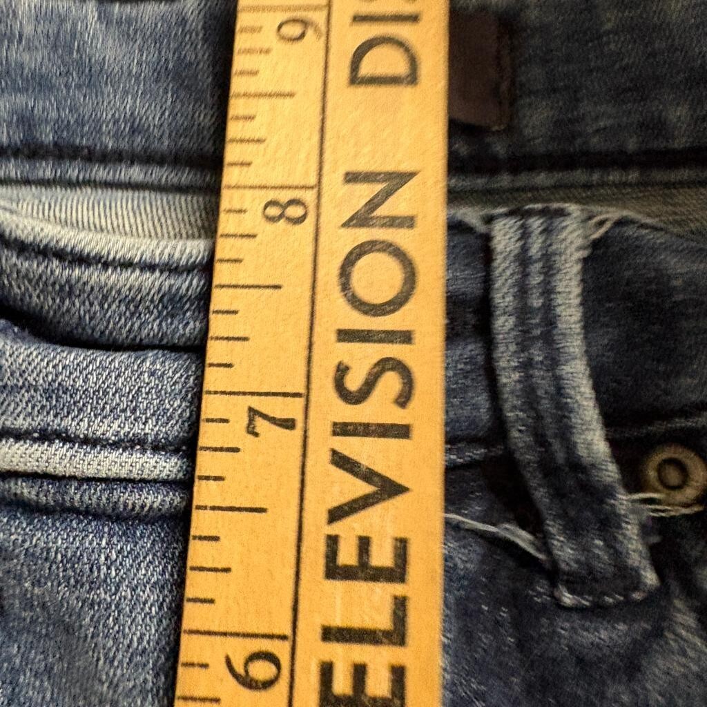 NYDJ Girlfriend Jeans Womens 0P Blue Denim Lift Tuck Stretch Crop Petite