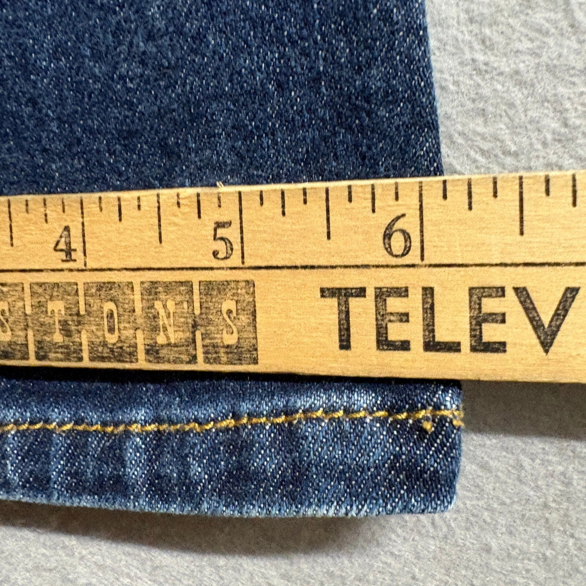 Dickies Womens Denim Jeans Size 5 Blue Medium Wash Straight Leg Work Casual