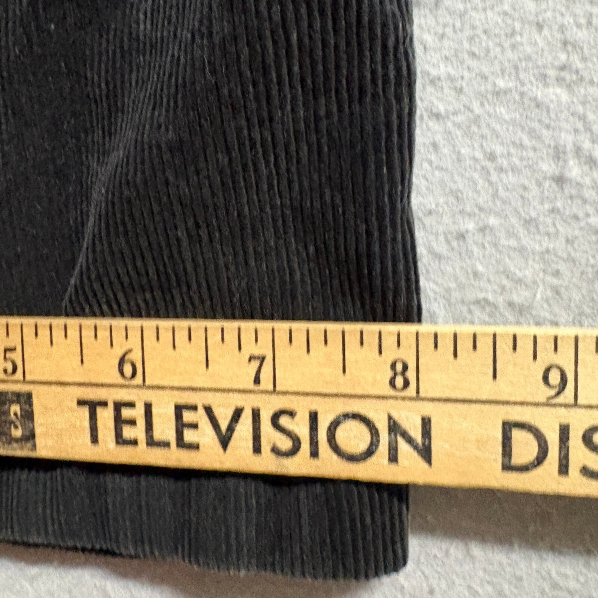 Calvin Klein Jeans Womens Size 10 Black Corduroy Pants High Rise Straight Leg
